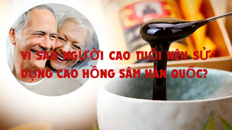 VÌ SAO NGƯỜI CAO TUỔI NÊN SỬ DỤNG CAO HỒNG SÂM?