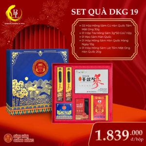 SET QUÀ SÂM HÀN QUỐC DKG.19